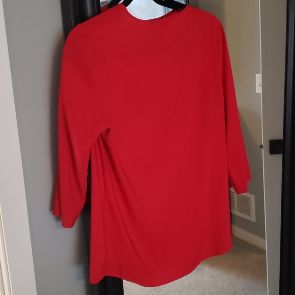 Express Red Blouse - Picture 3 of 3